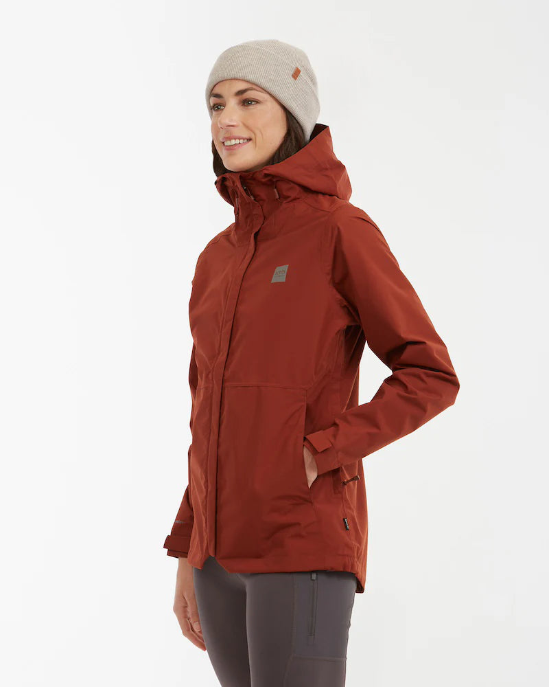 XTM Performance Womens Takayna Premium Packable Waterproof Rain Jacket - Brick