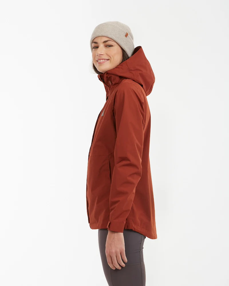 XTM Performance Womens Takayna Premium Packable Waterproof Rain Jacket - Brick