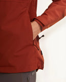 XTM Performance Womens Takayna Premium Packable Waterproof Rain Jacket - Brick