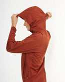 XTM Performance Womens Takayna Premium Packable Waterproof Rain Jacket - Brick