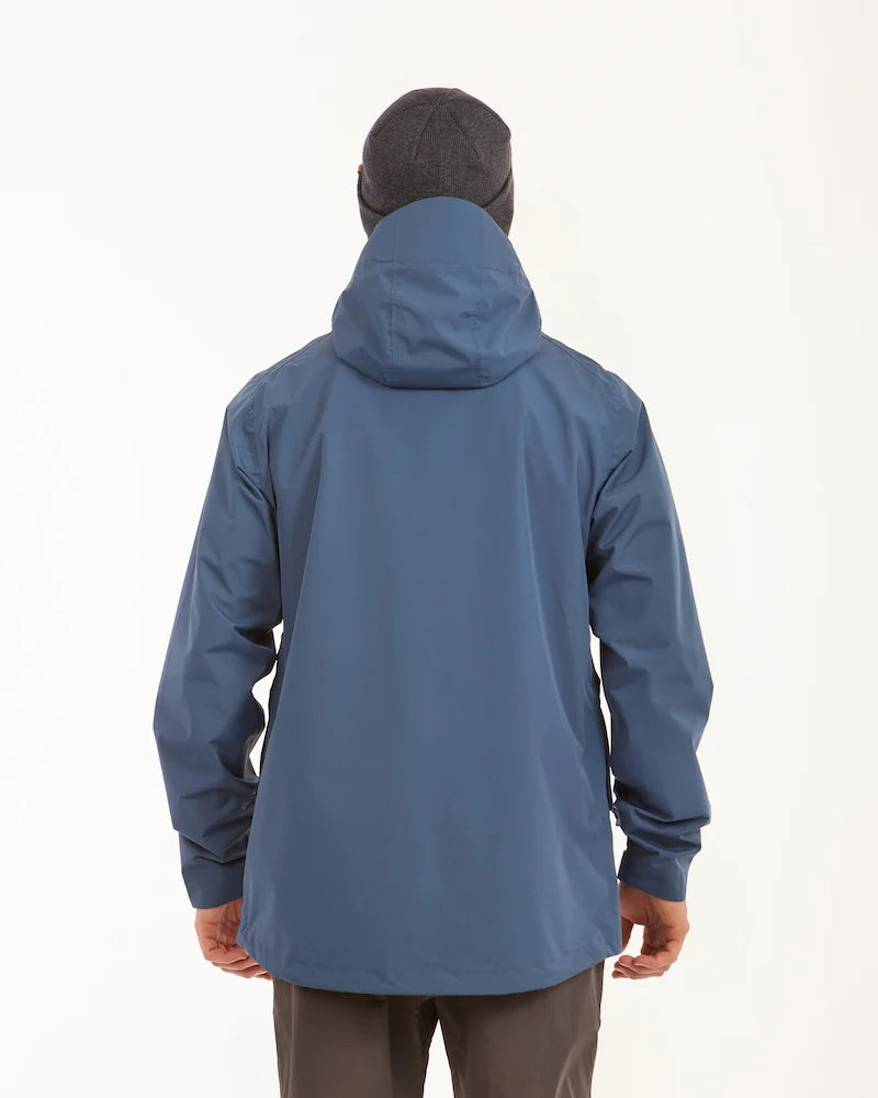 XTM Performance Mens Takayna Premium Packable Waterproof Rain Jacket - Slate Blue
