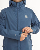 XTM Performance Mens Takayna Premium Packable Waterproof Rain Jacket - Slate Blue