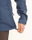 XTM Performance Mens Takayna Premium Packable Waterproof Rain Jacket - Slate Blue