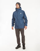 XTM Performance Mens Takayna Premium Packable Waterproof Rain Jacket - Slate Blue