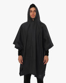 XTM Stash Packable Rain Poncho - Black