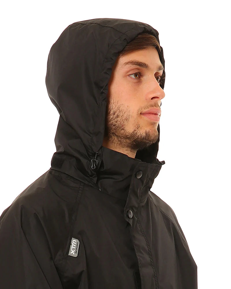 XTM Stash II Unisex Adult Stashable Rain Jacket - Black