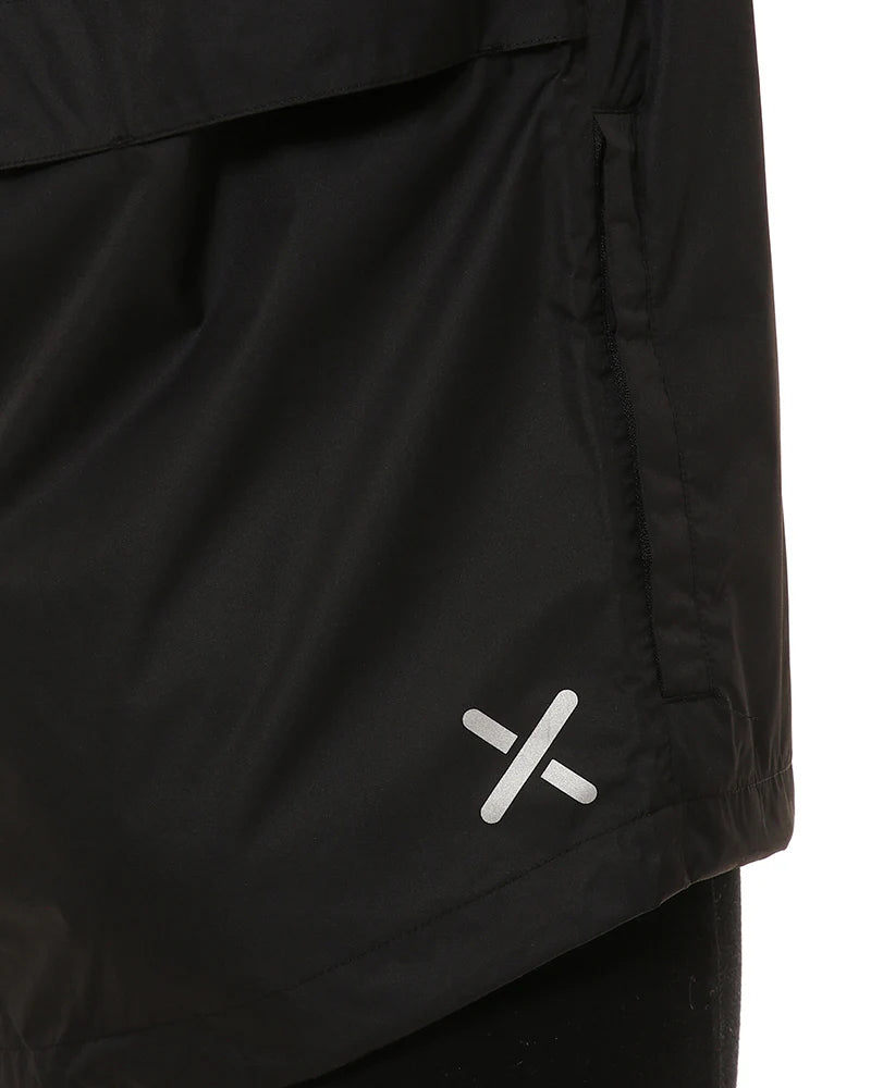 XTM Stash II Unisex Adult Stashable Rain Jacket - Black