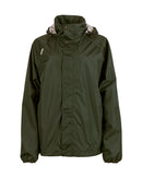 XTM Stash II Unisex Adult Stashable Rain Jacket - Forest