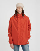 XTM Performance Unisex Stash 2L Packable Rain Jacket - Burnt Orange
