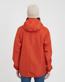 XTM Performance Unisex Stash 2L Packable Rain Jacket - Burnt Orange