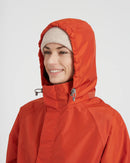 XTM Performance Unisex Stash 2L Packable Rain Jacket - Burnt Orange