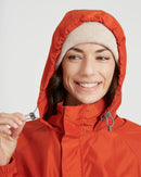 XTM Performance Unisex Stash 2L Packable Rain Jacket - Burnt Orange