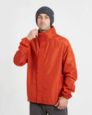 XTM Performance Unisex Stash 2L Packable Rain Jacket - Burnt Orange