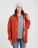 XTM Performance Unisex Stash 2L Packable Rain Jacket - Burnt Orange