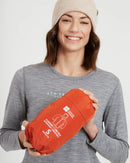 XTM Performance Unisex Stash 2L Packable Rain Jacket - Burnt Orange