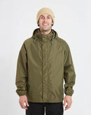 XTM Performance Unisex Stash 2L Packable Rain Jacket - Kalamata