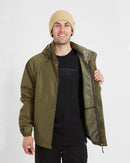 XTM Performance Unisex Stash 2L Packable Rain Jacket - Kalamata