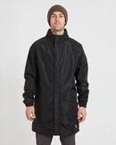 XTM Performance Stash Unisex 2L Adult 3/4 Length Packable Rain Jacket - Black