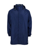 XTM Performance Stash Unisex 2L Adult 3/4 Length Packable Rain Jacket - Patriot Blue