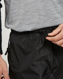 XTM Performance Unisex Stash 2L Adult Packable Rain Pant - Black