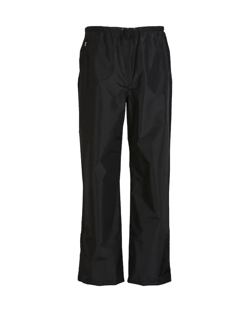 XTM Performance Unisex Stash 2L Adult Packable Rain Pant - Black