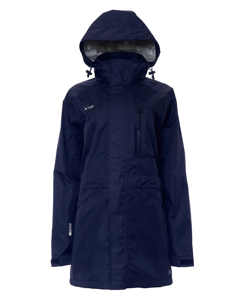 XTM Unisex Innisfail Tri-Layer 3/4 Length Rain Jacket - Navy