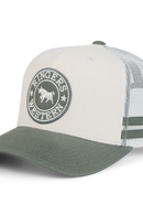 Ringers Western McCoy Trucker Cap - Beige/Pale Olive
