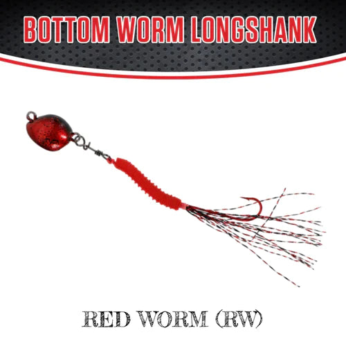 Vexed Bottom Worm Longshank Lure (10g) - Variety of Colours Available