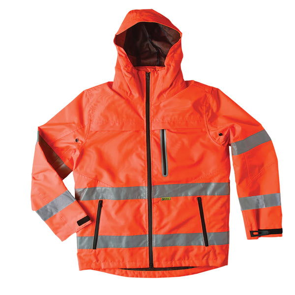 Brahma Industrial Resolution Day/Night Hoodie Jacket - Hi-Vis Orange