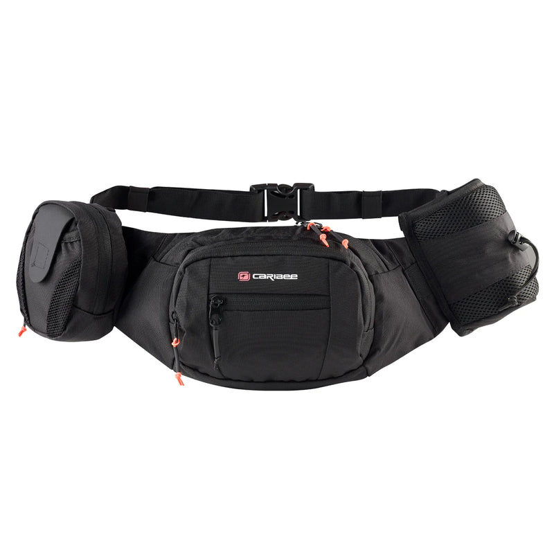 Caribee Road Runner Waist Bag - Black