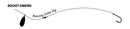 Jarvis Walker Tec Tackle Rocket Sinkers - Size 10 (1 Pack)