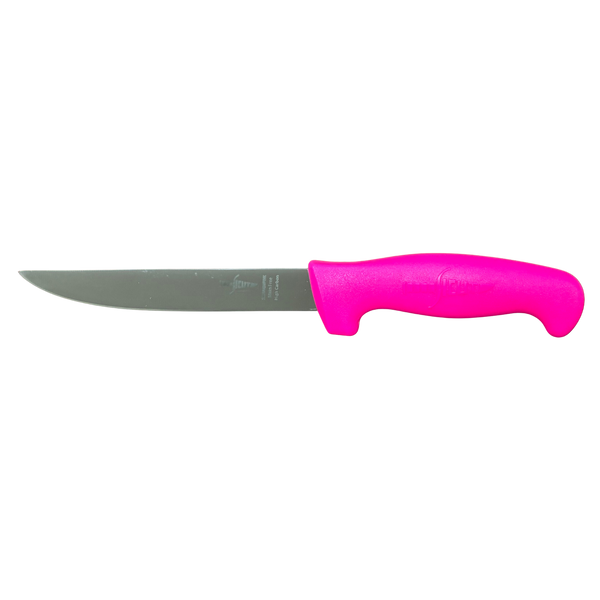 SICUT 6″ Wide Blade Boning Knife Pink Handle – LIMITED RUN