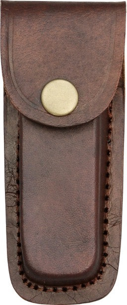 Sicut Leather Belt Pouch (Suit up to 4″ Folding Knife) - Brown