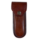Sicut Leather Belt Pouch (Suit Up to 5" Folding Knife) - Brown