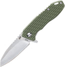 Schrade 6" Delta Tenacity Drop Point Blade Linerlock Folding Knife - Green