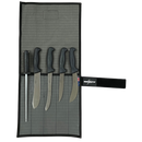 Sicut 6 Piece All Purpose Knife Pack - Black Handle