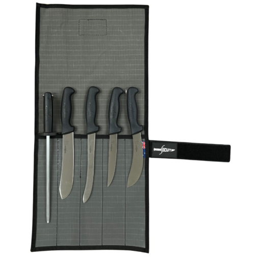 Sicut 6 Piece All Purpose Knife Pack - Black Handle