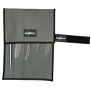 Sicut 6 Piece All Purpose Knife Pack - Black Handle