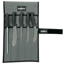 Sicut 6 Piece All Purpose Knife Pack - Black Handle