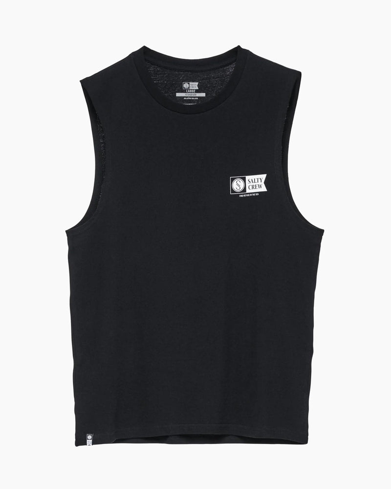 Salty Crew Snap Attack Muscle Shirt - Black