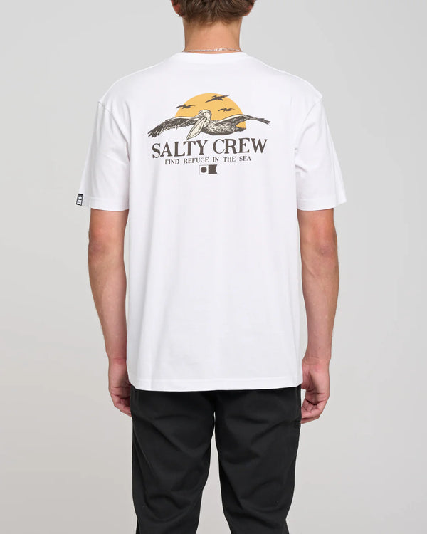 Salty Crew Soarin Premiun Short Sleeve Tee - White