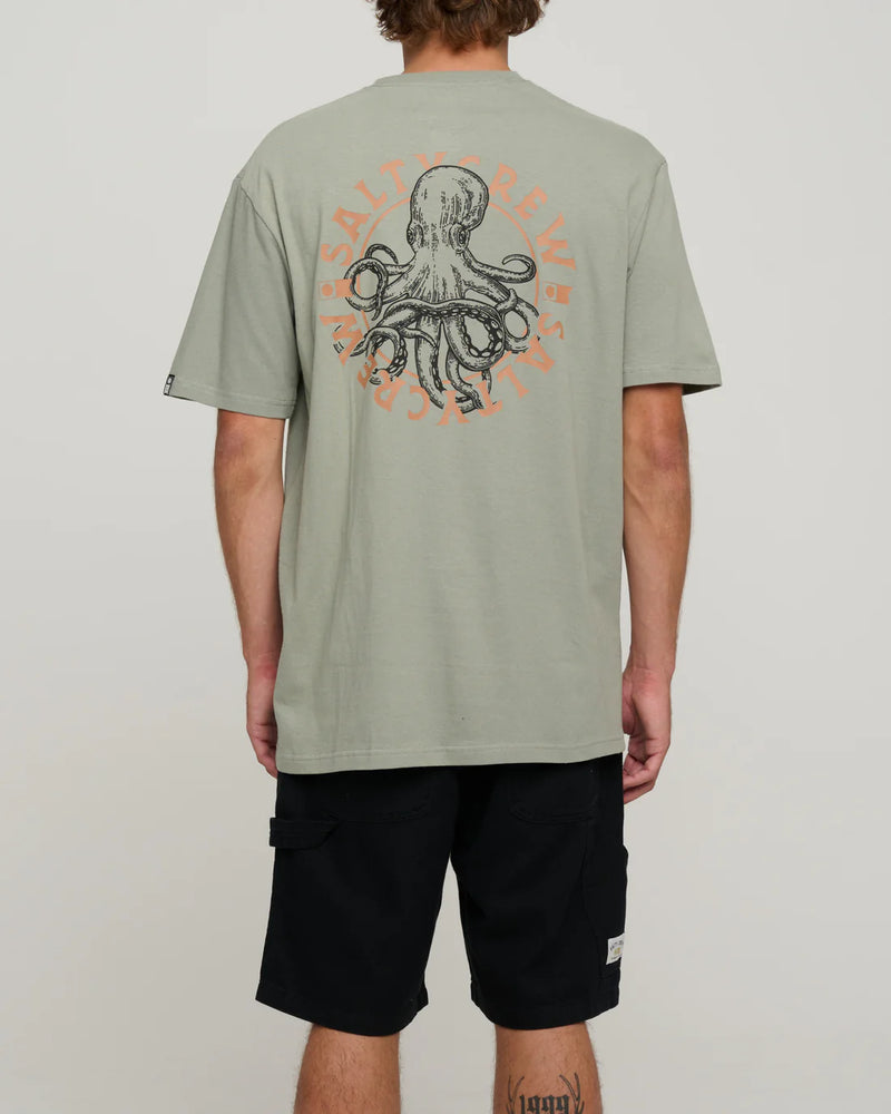 Salty Crew Tentacles Standard Short Sleeve - Kelp Green