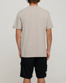 Salty Crew Nautical Standard Short Sleeve Tee - Stone Grey