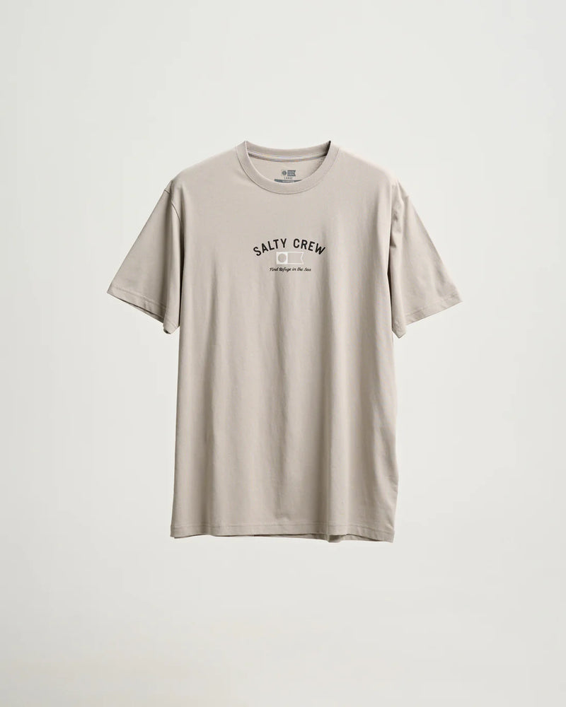 Salty Crew Nautical Standard Short Sleeve Tee - Stone Grey