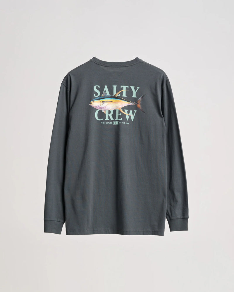 Salty Crew Yellowfin Standard Long Sleeve Shirt - Coal