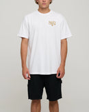 Salty Crew Fish On Standard Short Sleeve Tee - White