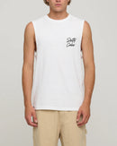 Salty Crew Snapper Muscle Tank - White