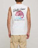 Salty Crew Snapper Muscle Tank - White