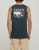 Salty Crew Yellow Fin Regular Tank - Coal