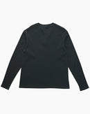 Salty Crew Cast Off Waffle Long Sleeve Henley - Coal